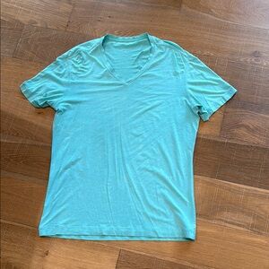 lululemon athletica Blue Short Sleeve Tee